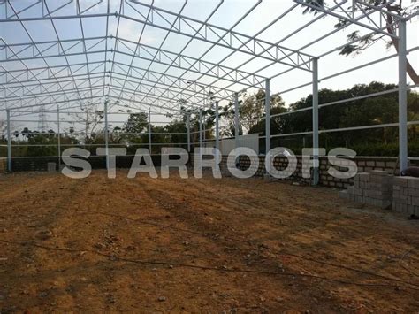 Blue White Steel Industrial Warehouse Roofing Sheds For House At Rs