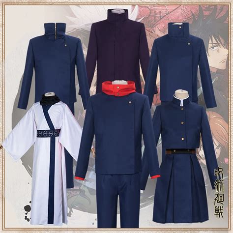 Cosplay Costume Jujutsu Kaisen Yuji Itadori Nobara Kugisaki Megumi