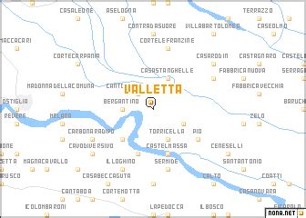 Valletta (Italy) map - nona.net