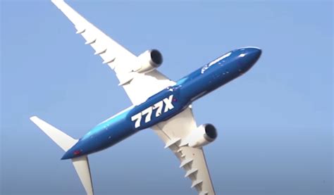 Huge Boeing 777x Takes Off Almost Vertically During Stunning Demo In