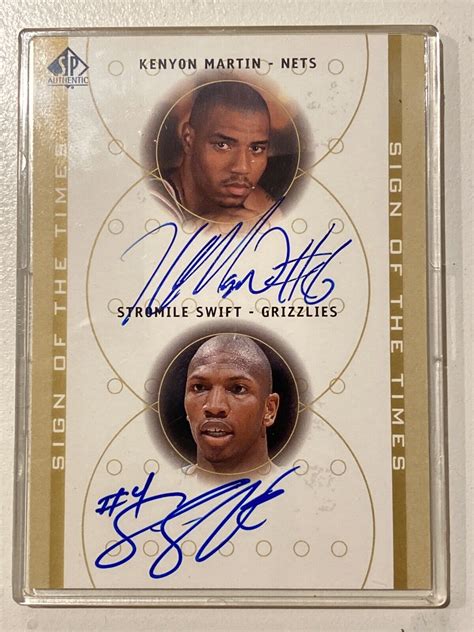 Sp Authentic Rc Kenyon Martin Stromile Swift Sign Of The Times