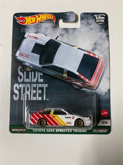 Hotwheels Toyota Ae Sprinter Trueno Slide Street Car Culture Lazada