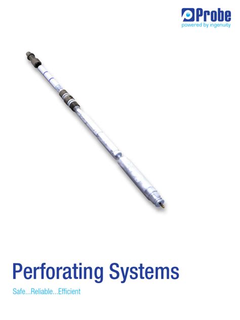 Probe Perforating Systems Digital Brochure Pdf Power Electronics