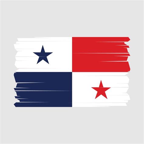 Panama Flag Vector Illustration 21635423 Vector Art at Vecteezy