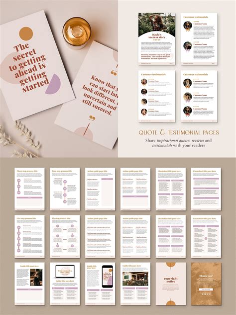 Workbook Template Ebook Template Canva Template Lead Magnet Template