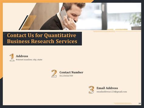 Proposal For Quantitative Business Research Powerpoint Presentation Slides Presentation