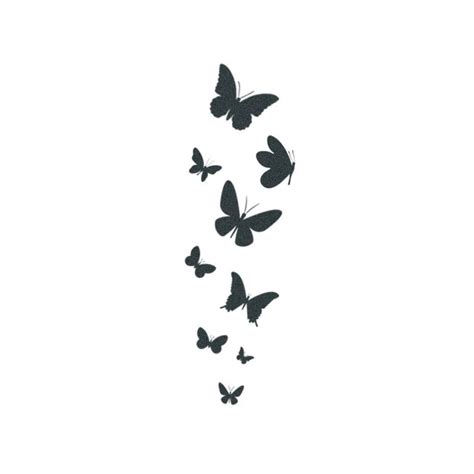 Flying Butterflies Tattoo | Butterfly tattoo, Silhouette tattoos ...