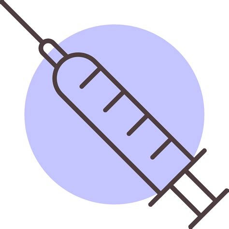 Syringe Line Shape Colors Icon 38177113 Vector Art At Vecteezy