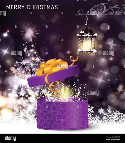 Christmas Tree Light Background Stock Vector Image Art Alamy