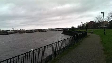 The River Tyne A View Of Swan Hunter And Wallsend From Hebburn Then