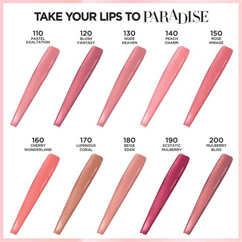 Glow Paradise Balm In Lipstick Lips Pastel Exaltation Loréal Paris