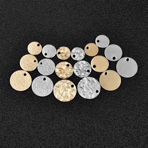 Charme E 8mm 20pcs Lot De 20 Pendentifs En Acier Inoxydable Pour La