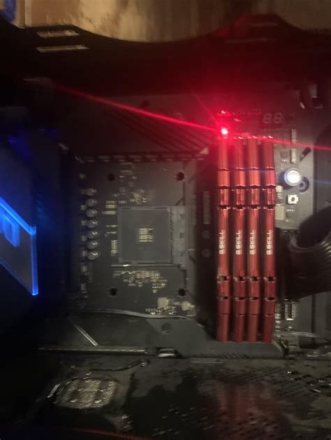 How To Tell If My Cpu Socket Is Damaged The Motherboard Still Turns On But Is This Red Light