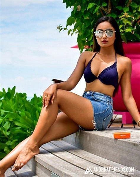 Tridha Choudhury In Bikini Hot Swimming Photos At Goa Telugu