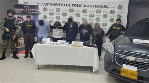 En Caucasia Cuatro Hombres Y Una Mujer Fueron Capturados Por