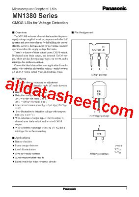 MN13821 データシート PDF Panasonic Semiconductor