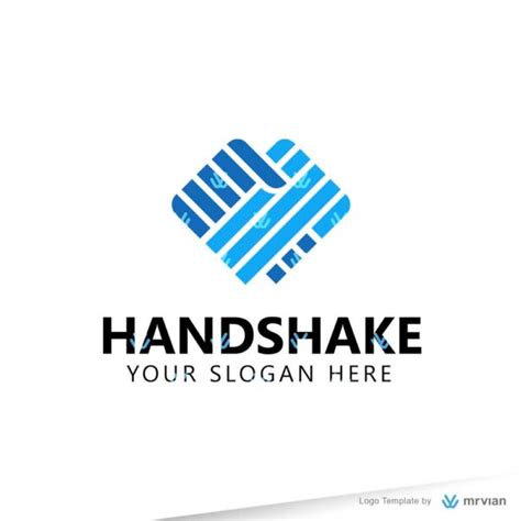 Hand Shake Logo Template - Mrvian