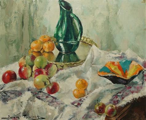 Igor Talwinski Nature Morte Au Pichet Et Fruits 1964 1964 MutualArt