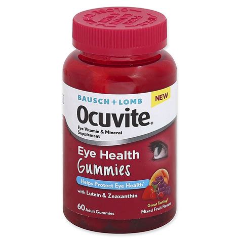 Bausch Lomb 60 Count Ocuvite Eye Health Gummies Bed Bath Beyond