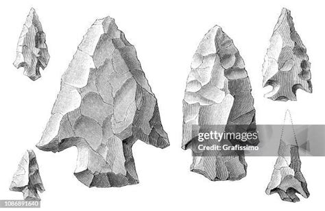 stone arrowhead   premium high res pictures getty images
