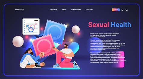 Premium Vector Man And Woman With Condoms Sexual Health Education