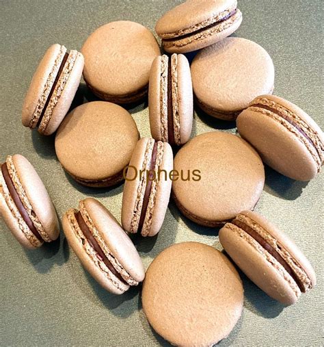 Chocolate Ganache Macarons