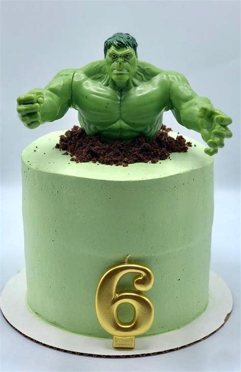 Hulk Birthday Cake Ideas For Superhero Celebrations Simple Green Hulk