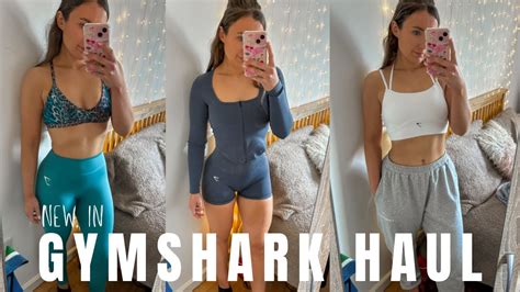 GYMSHARK TRY ON HAUL REVIEW New In March New Gains Seamless