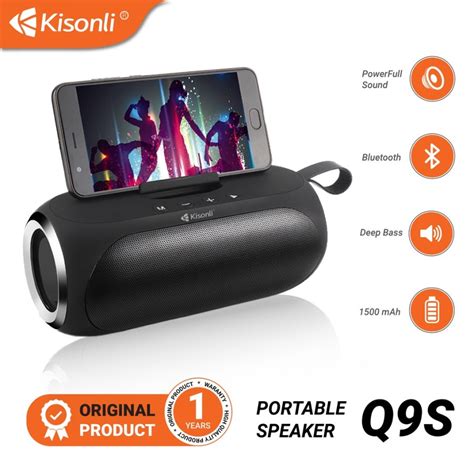 Jual Speaker Bluetooth Kisonli Q S Hifi Super Bass Shopee