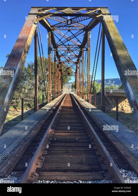 Historic Railroad Bridge Fillmore CA Stock Photo Alamy