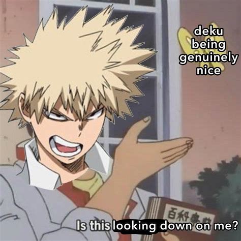 Mi Academia De Héroes 10 Divertidísimos Memes De Deku Y Bakugo Que Son