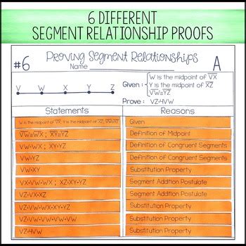 Proving Statements About Segments And Angles Worksheet Pdf Clyde