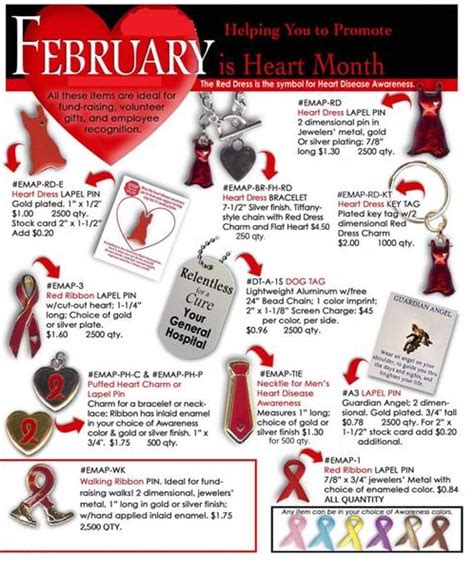 February Is Heart Disease Awareness Month Promotional Product Ideas By