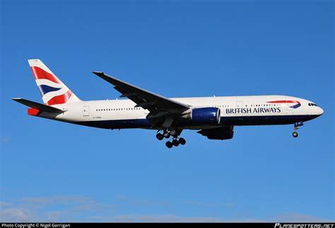 G Ymma British Airways Boeing Er Photo By Nigel Garrigan Id