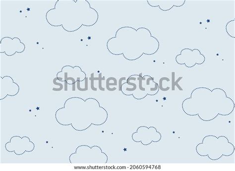 Cloudy Shape Vector Drawing Design Stock Vector (Royalty Free ...