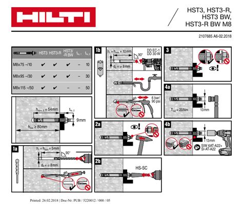 Hilti HST3 M8 User Guide Manualzz