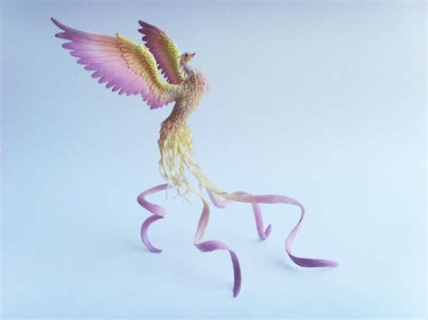 Firebird Phoenix Costume Phoenix Bird Clay Figures Bird Sculpture