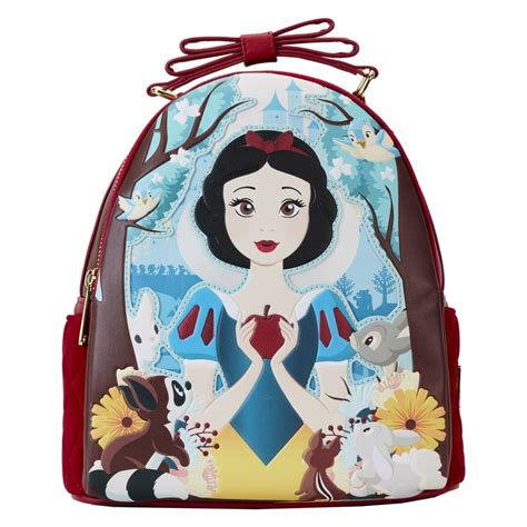 Mini Sac Dos Blanche Neige En Velours Matelass Disney Loungefly