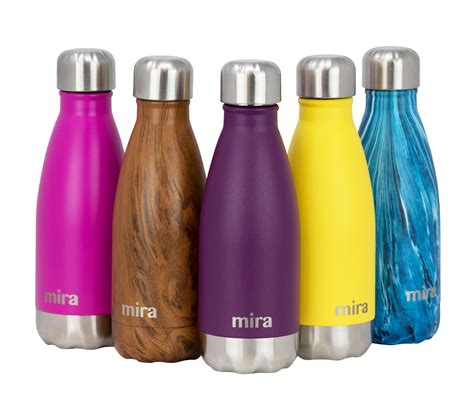 MIRA Stainless Steel Vacuum Insulated Water Bottle | Leak-proof Double