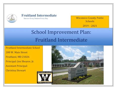 (PDF) School Improvement Plan: Fruitland Intermediate...Students will ...