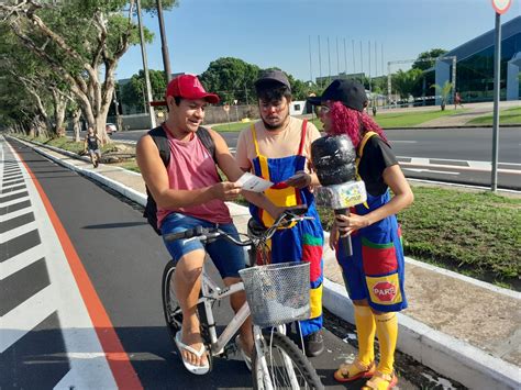 Ciclistas E Condutores S O Alvos De A O Educativa Em Ciclofaixa Sobre