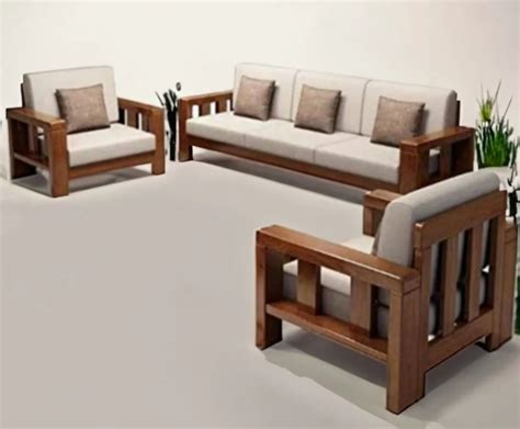 Teak Wood 5 Seater Wooden Sofa Set At Rs 36000 In Hyderabad ID