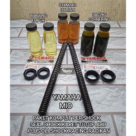 Jual Paket Komplit Per Shock Seal Shock Plus Oli Shock Racing Racikan