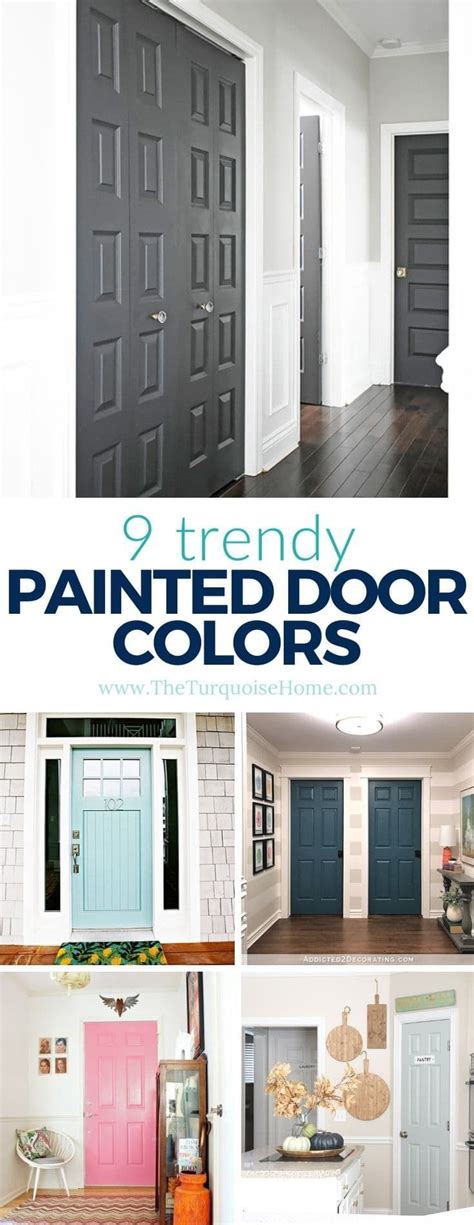 9 Trendy Interior Door Paint Colors