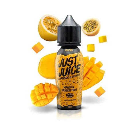 E Liquido Just Juice Mango And Passion Fruit 60ml 3mg