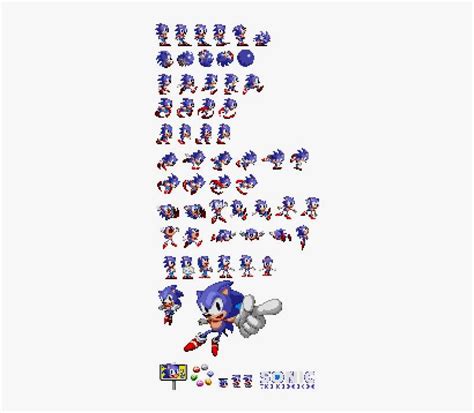 Sonic 3 Sprite Png Sonic 3 Sprites Png Transparent Png 750x685 Images