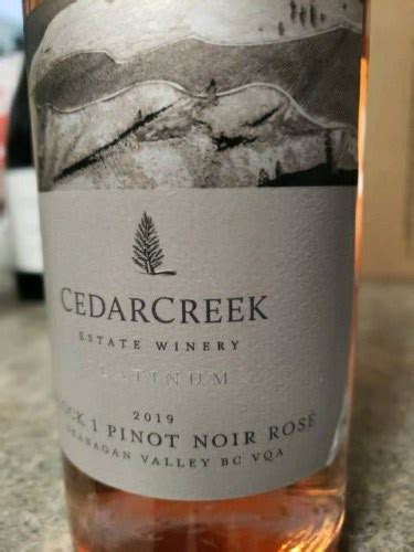 Cedar Creek Estate Winery Platinum Block Pinot Noir Ros Vivino