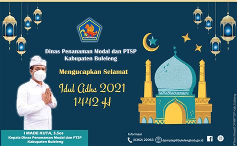 Selamat Hari Raya Idul Adha Dinas Penanaman Modal Dan Pelayanan