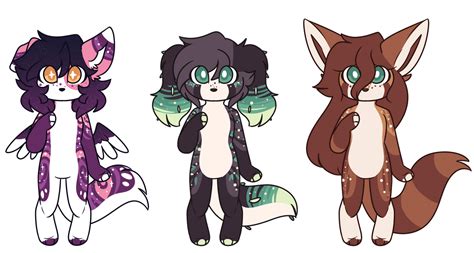 Anthro Adopts 45 1 Open By Summitarts On Deviantart