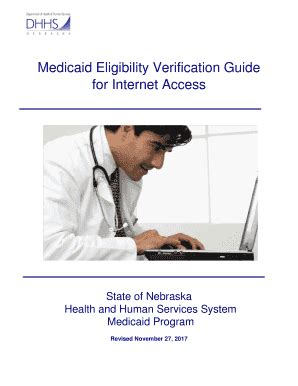 Fillable Online Medicaid Eligibility Verification Guide Fax Email Print